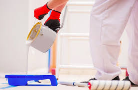 Misture bem os dois componentes da tinta.